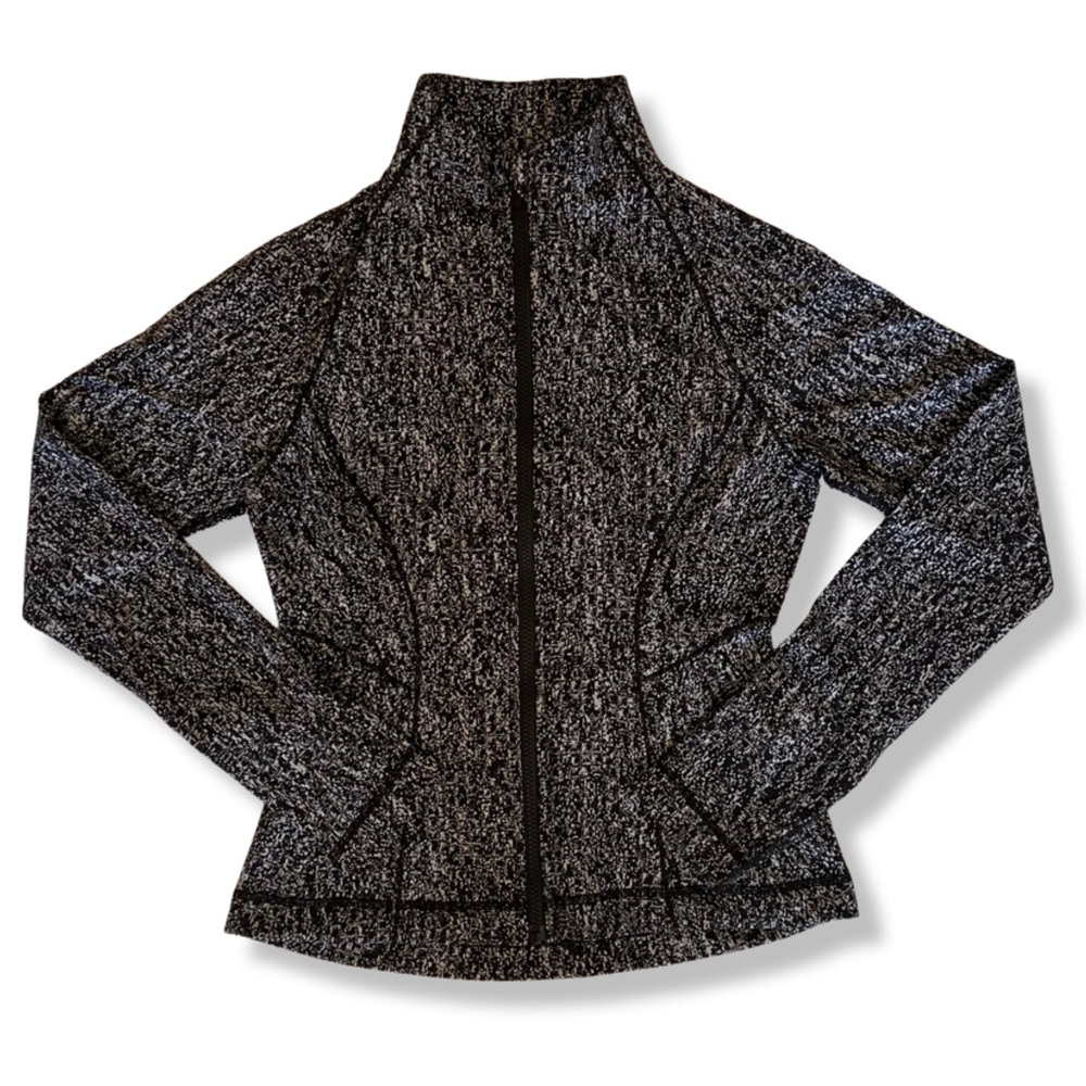 Lululemon Black and White Full Zip Jacket